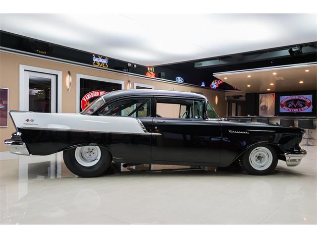 1957 Chevrolet 150 Bel Air Black Widow Fuel Injection Recreation (CC-754409) for sale in Plymouth, Michigan