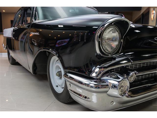 1957 Chevrolet 150 Bel Air Black Widow Fuel Injection Recreation (CC-754409) for sale in Plymouth, Michigan