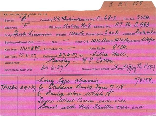 1937 Rolls-Royce Phantom III (CC-777055) for sale in Las Vegas, Nevada