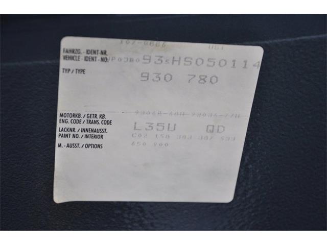 1987 Porsche 930 Turbo Sunroof Coupe (CC-838788) for sale in Costa Mesa, California
