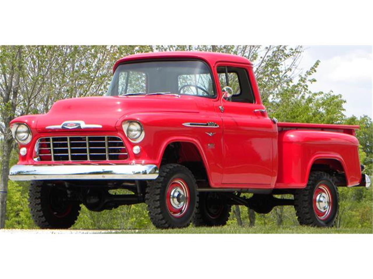 1956 Chevrolet 3100 napco 4x4 stepside pickup for Sale | ClassicCars ...