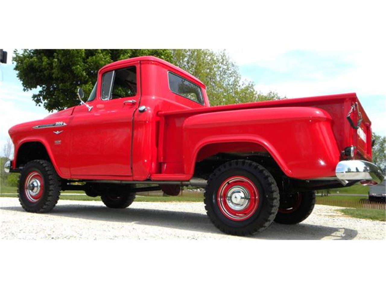 1956 Chevrolet 3100 napco 4x4 stepside pickup for Sale | ClassicCars ...