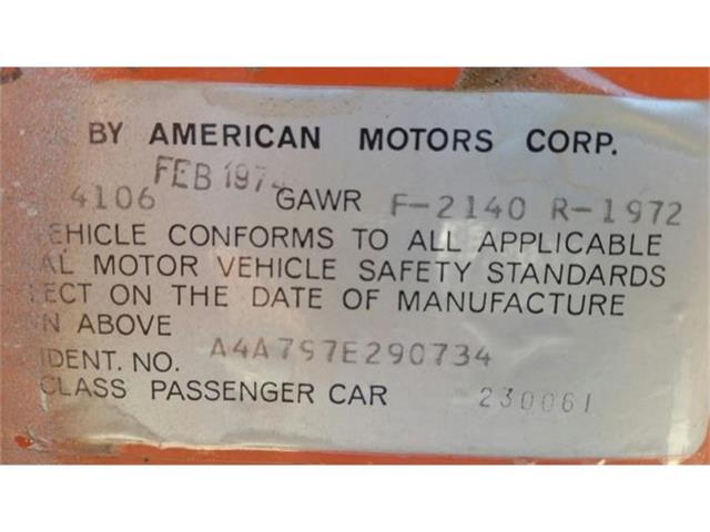 1974 AMC Javelin (CC-870827) for sale in Whiteland, Indiana