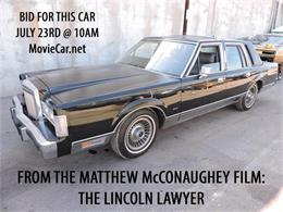 1986 Lincoln Town Car (CC-884613) for sale in Northridge, California