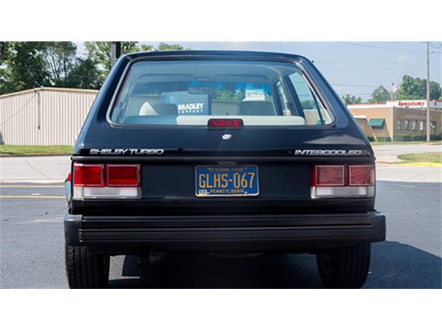 1986 Shelby Dodge Omni GLHS Four-Door Hatchback (CC-893515) for sale in Auburn, Indiana