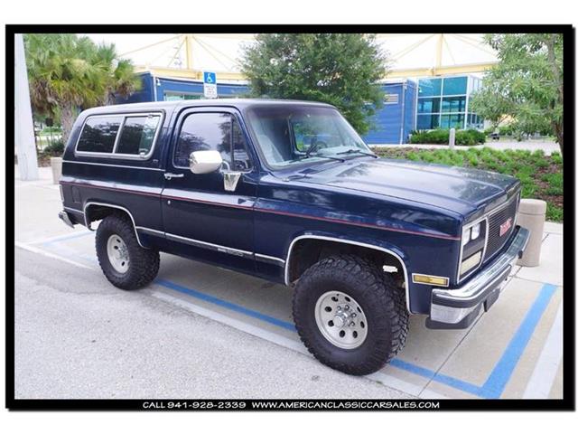 1989 GMC Jimmy (CC-898230) for sale in Sarasota, Florida