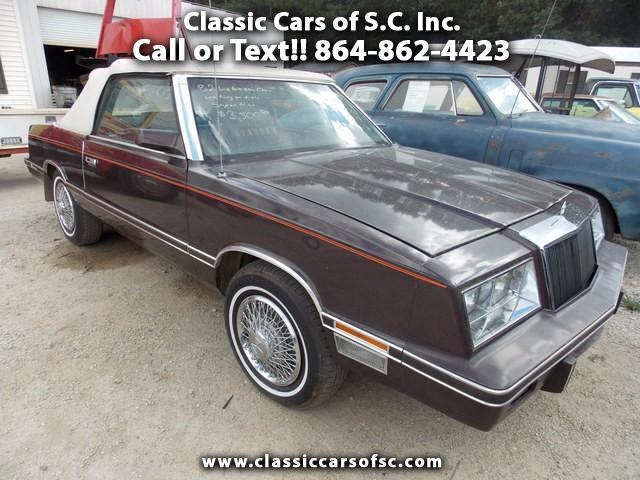 1982 Chrysler LeBaron (CC-904591) for sale in Gray Court, South Carolina