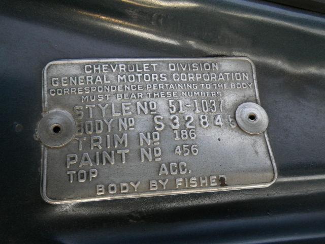 1951 Chevrolet DeLuxe Bel Air Styleline (CC-907166) for sale in Milford, Ohio