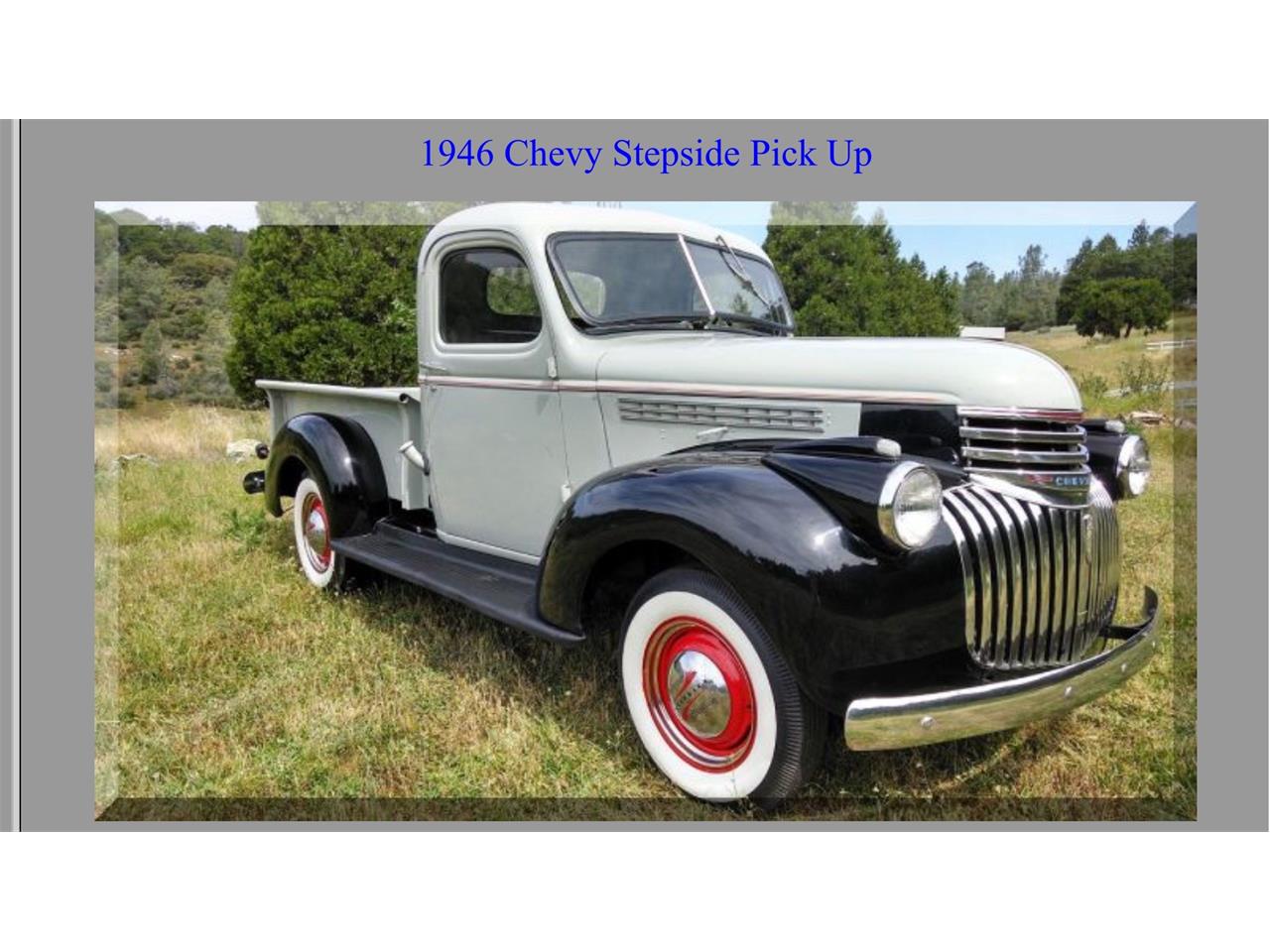1946 Chevrolet STEPSIDE PICK UP for Sale | ClassicCars.com | CC-913214
