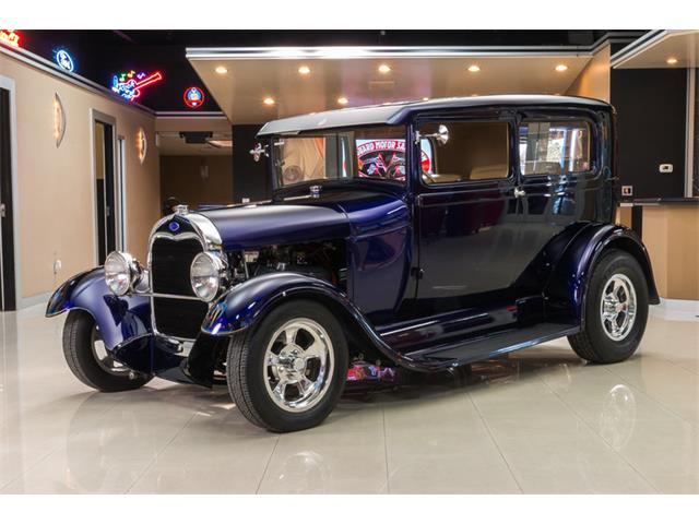 1928 Ford Model A Tudor Sedan Street Rod (CC-923740) for sale in Plymouth, Michigan