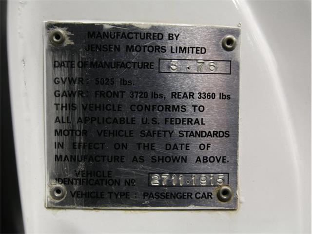 1976 Jensen Interceptor (CC-932305) for sale in Concord, North Carolina