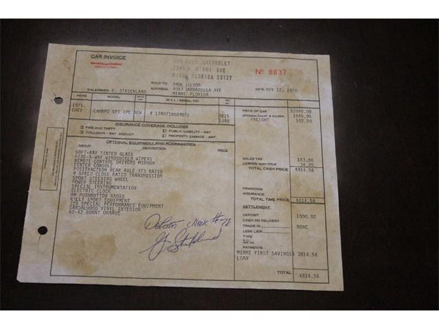 1971 Chevrolet Camaro RS Z28 (CC-933242) for sale in Greensboro, North Carolina