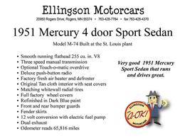 1951 Mercury 4 Door Sport Sedan (CC-939527) for sale in Rogers, Minnesota