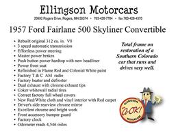 1957 Ford Fairlane 500 Skyliner Retracta (CC-939539) for sale in Rogers, Minnesota