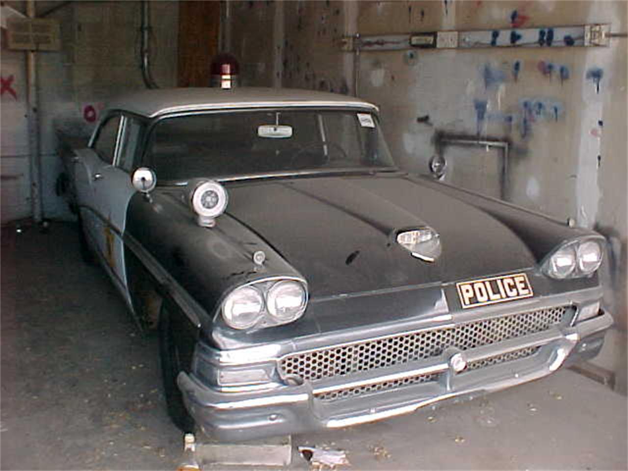 1958 Ford Police Car for Sale ClassicCars CC 940169