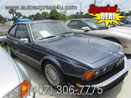 1983 BMW 633csi (CC-947254) for sale in Orlando, Florida