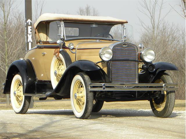 1931 Ford Model A Rumble Seat Deluxe Roadster (CC-948770) for sale in Volo, Illinois