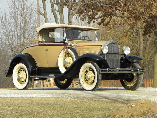 1931 Ford Model A Rumble Seat Deluxe Roadster (CC-948770) for sale in Volo, Illinois