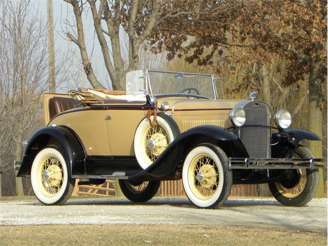 1931 Ford Model A Rumble Seat Deluxe Roadster (CC-948770) for sale in Volo, Illinois