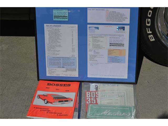 1971 Ford Mustang Mach1 Boss 351 Boss 351 (CC-960210) for sale in Lenexa, Kansas