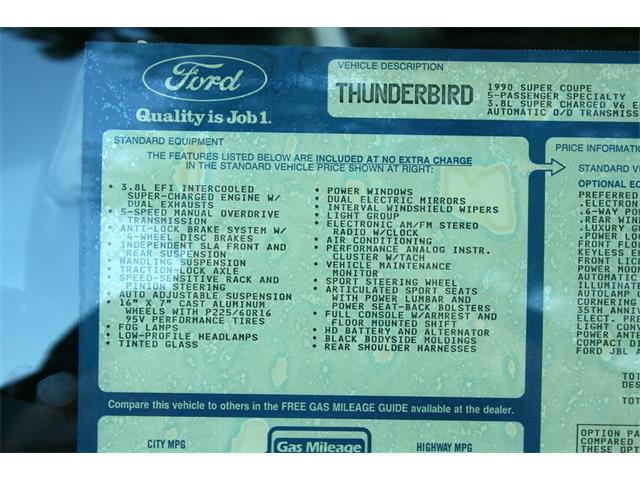 1990 Ford Thunderbird (CC-963275) for sale in lakeland, Florida