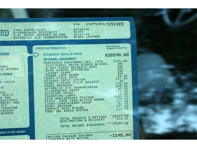 1990 Ford Thunderbird (CC-963275) for sale in lakeland, Florida