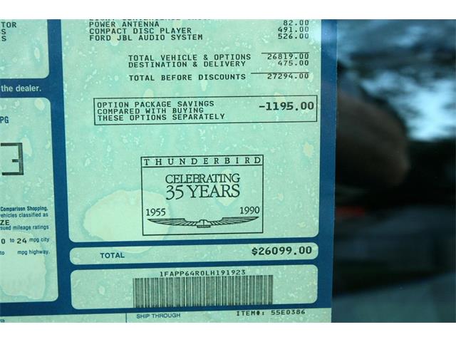 1990 Ford Thunderbird (CC-963275) for sale in lakeland, Florida