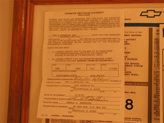 1992 Chevrolet Pickup (CC-963596) for sale in Granite City, Illinois