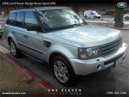 2006 Land Rover Range Rover Sport HSE (CC-968357) for sale in Palm Springs, California