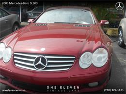 2003 Mercedes-Benz SL500 (CC-974309) for sale in Palm Springs, California