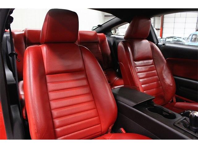 2005 mustang gt red deals leather seats