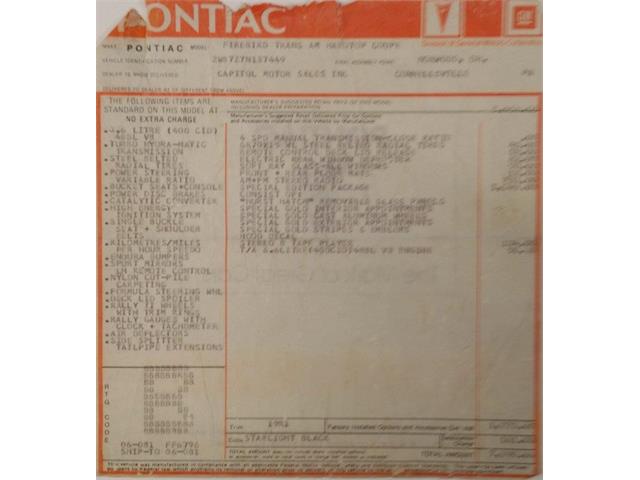 1977 Pontiac Firebird Trans Am (CC-978929) for sale in Clarksburg, Maryland