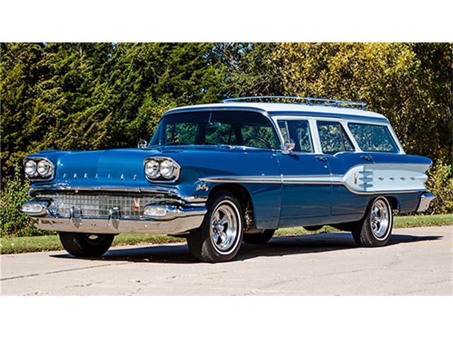 1958 Pontiac Star Chief Custom Safari Wagon  - Restomod (CC-979119) for sale in Auburn, Indiana