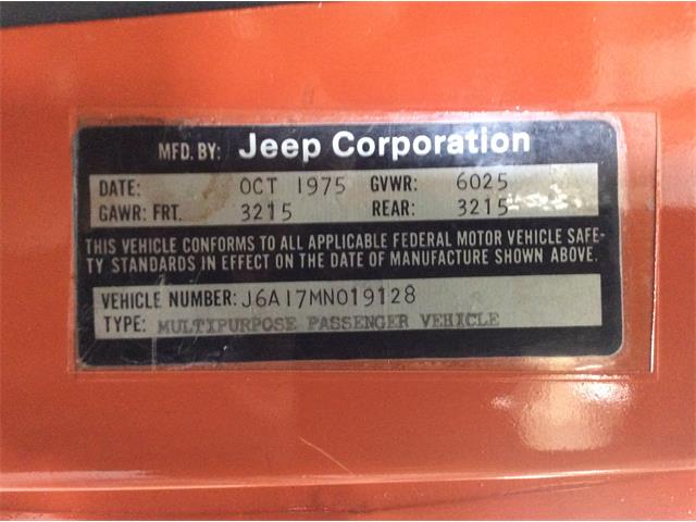1976 Jeep Cherokee (CC-970975) for sale in North Royalton, Ohio