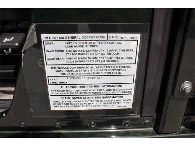2003 Hummer H1 (CC-979934) for sale in Doral, Florida