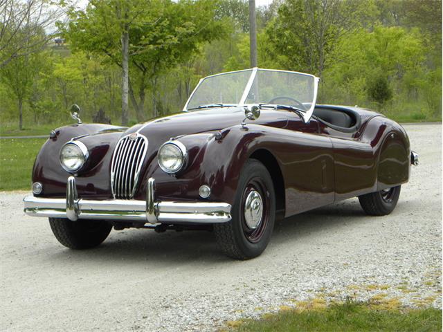 1955 Jaguar XK-140 Sport Roadster (CC-983604) for sale in Volo, Illinois