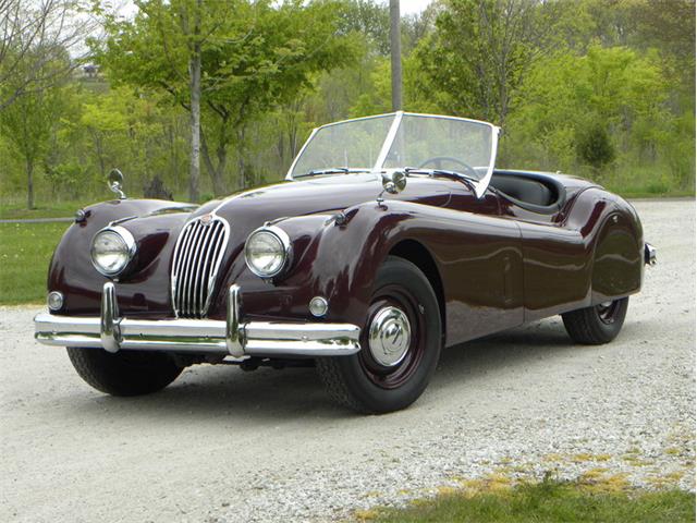 1955 Jaguar XK-140 Sport Roadster (CC-983604) for sale in Volo, Illinois