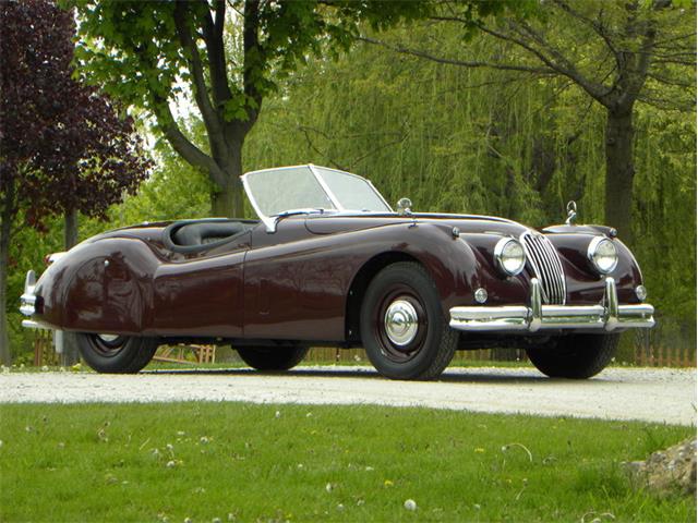 1955 Jaguar XK-140 Sport Roadster (CC-983604) for sale in Volo, Illinois