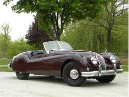 1955 Jaguar XK-140 Sport Roadster (CC-983604) for sale in Volo, Illinois