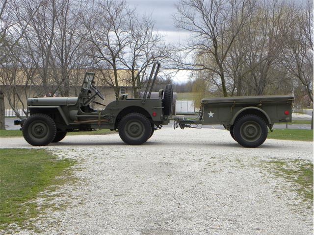 1945 Willys MB Jeep & MBT Trailer (CC-980428) for sale in Volo, Illinois