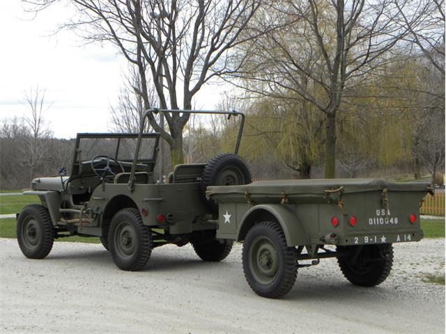 1945 Willys MB Jeep & MBT Trailer for Sale | ClassicCars.com | CC-980428