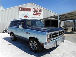 1987 Dodge Ramcharger (CC-985139) for sale in Staunton, Illinois