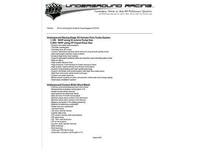 2012 Lamborghini Gallardo (CC-985408) for sale in Online, No state