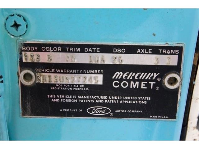 1963 Mercury Comet (CC-988664) for sale in Morgantown, Pennsylvania