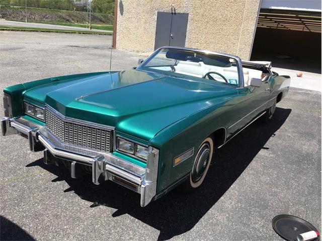 1976 Cadillac Eldorado Conv green (CC-988668) for sale in Morgantown, Pennsylvania