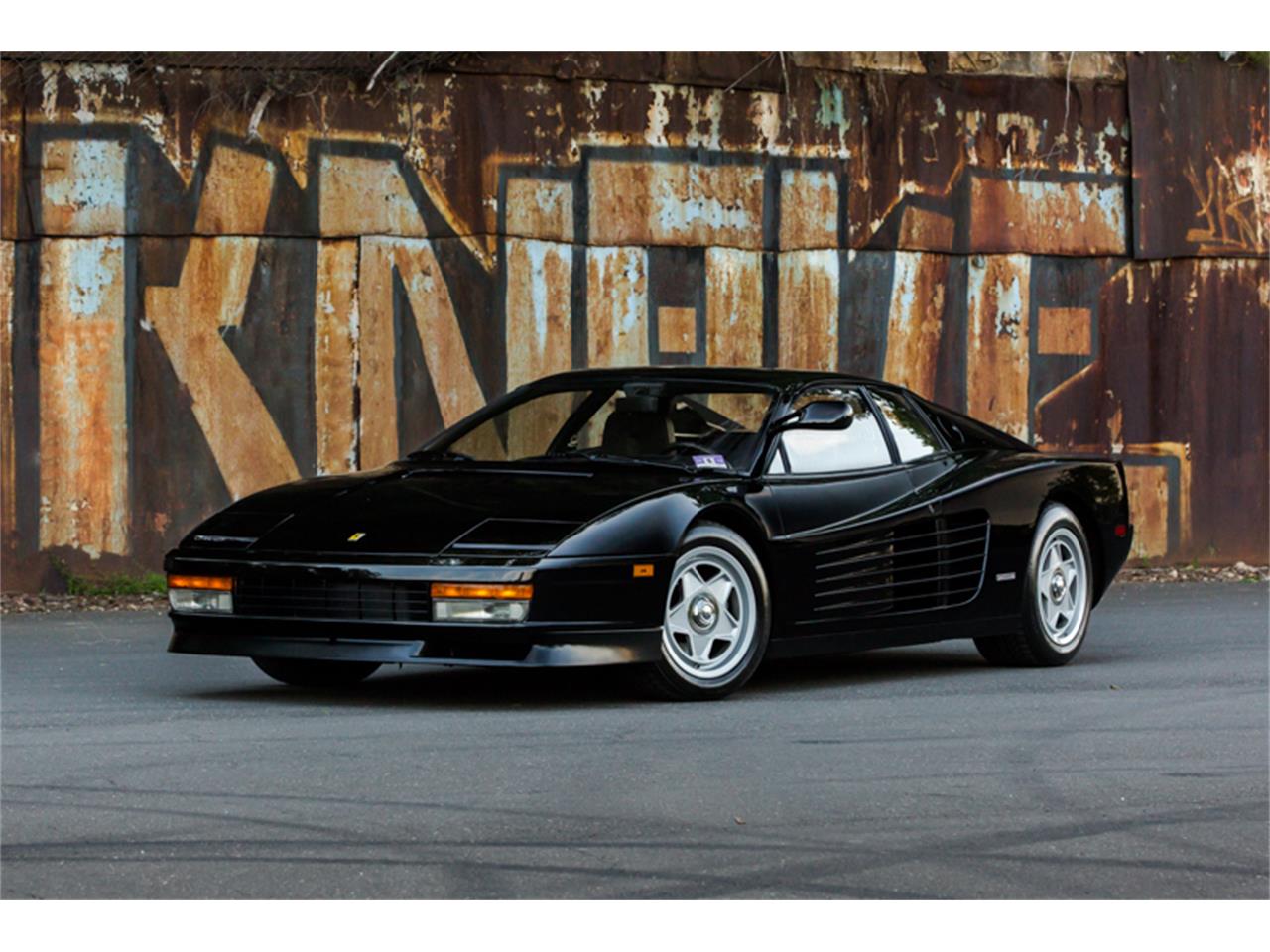 black ferrari testarossa for sale