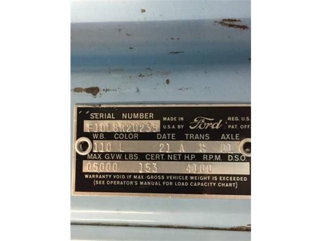 1958 Ford F100 (CC-996867) for sale in Cadillac, Michigan