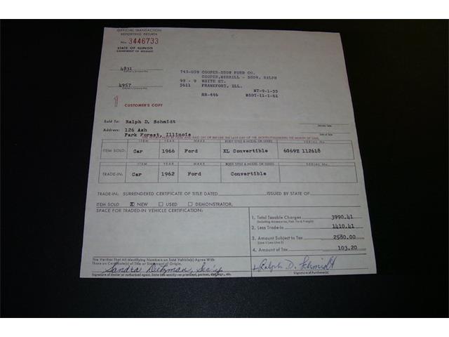 1966 Ford Galaxie 500 XL (CC-998383) for sale in Greensboro, North Carolina